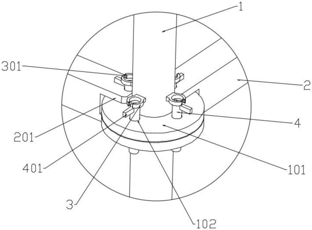 一种安全性能高的建筑工程用脚手架的制作方法