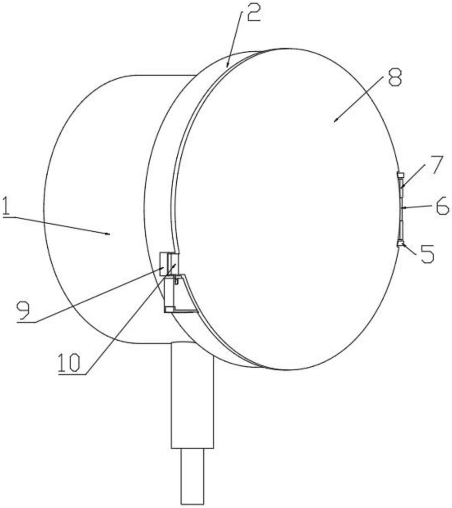 一种天然气管道内部气压检测器的制作方法