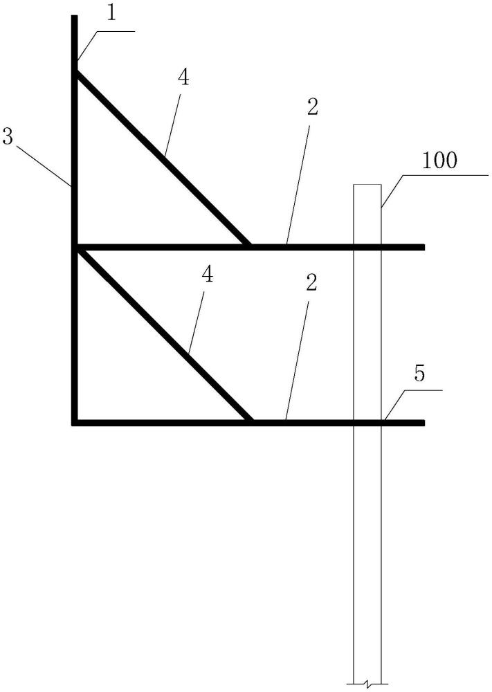 一种简易架空电缆保护支架的制作方法