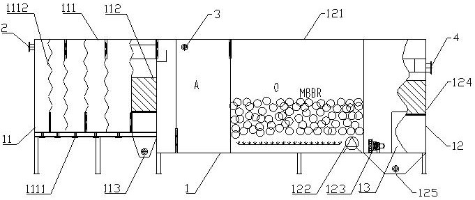 一种物化与强化生化组合一体化装置的制作方法