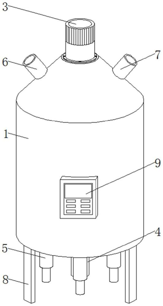 一种精华乳料体防沉积的搅拌装置的制作方法