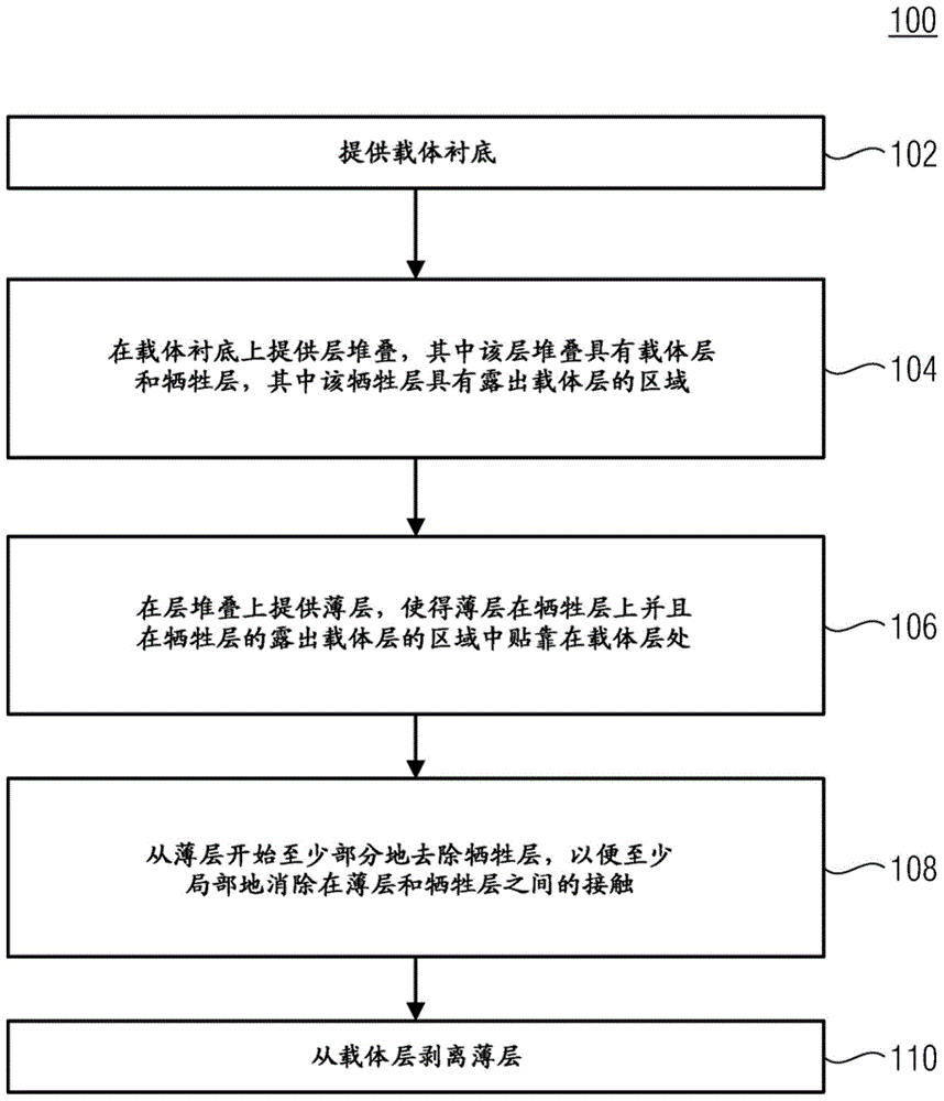 用于制造薄层和具有薄层的微系统的方法与流程