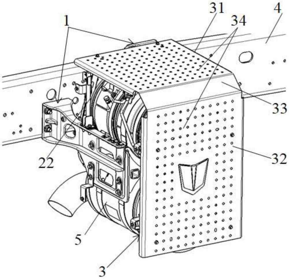 一种重卡催化消声器安装结构的制作方法