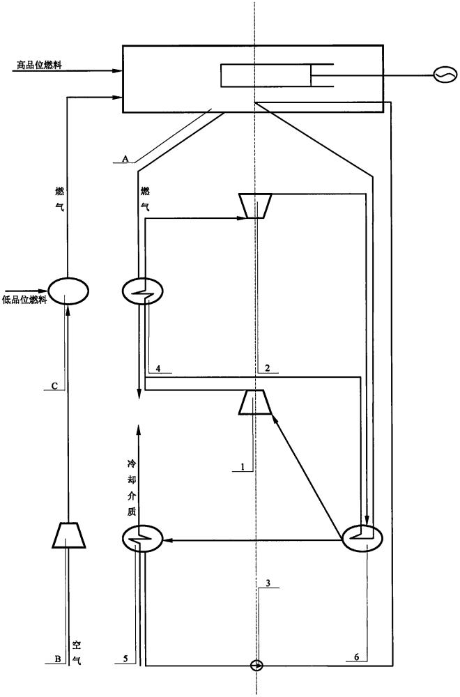 内燃机型联合循环动力装置的制作方法