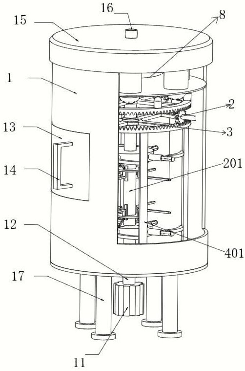 一种工业用建筑垃圾回收废弃可燃物回收处理装置的制作方法