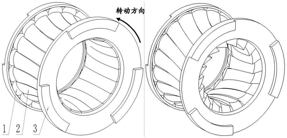 用于固体火箭发动机连续变喉径喷管的旋叶式喉部结构的制作方法