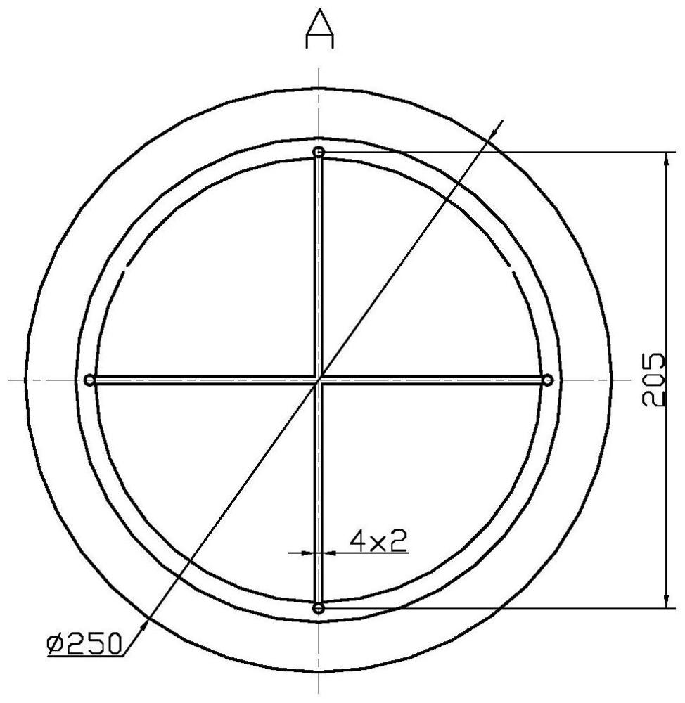 一种适用于大型喷管的打开无飞出物堵盖的制作方法