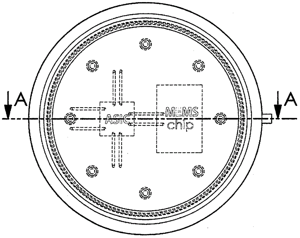 一种MEMS陀螺仪的冷压焊真空封装结构的制作方法