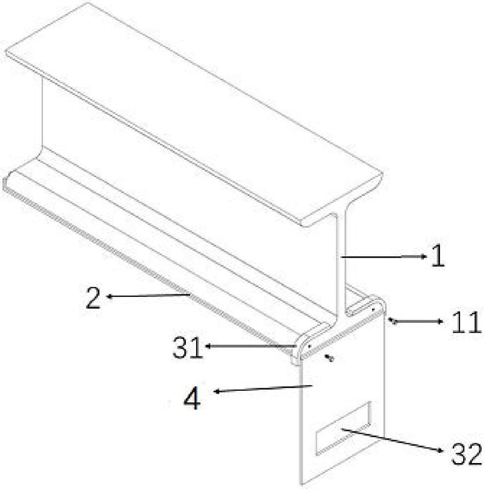 外贴预应力FRP板的矿用工字型钢架的制作方法