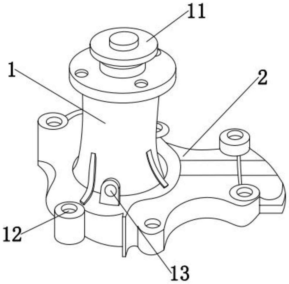 一种汽车发动机水泵的制作方法