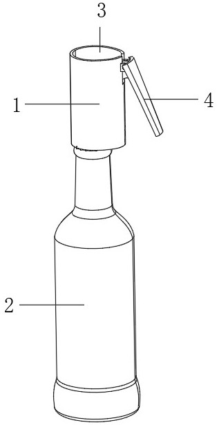 一种安全性高的圆柱开瓶器的制作方法