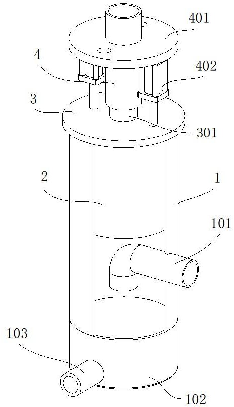 变频空压机专用油气分离器的制作方法