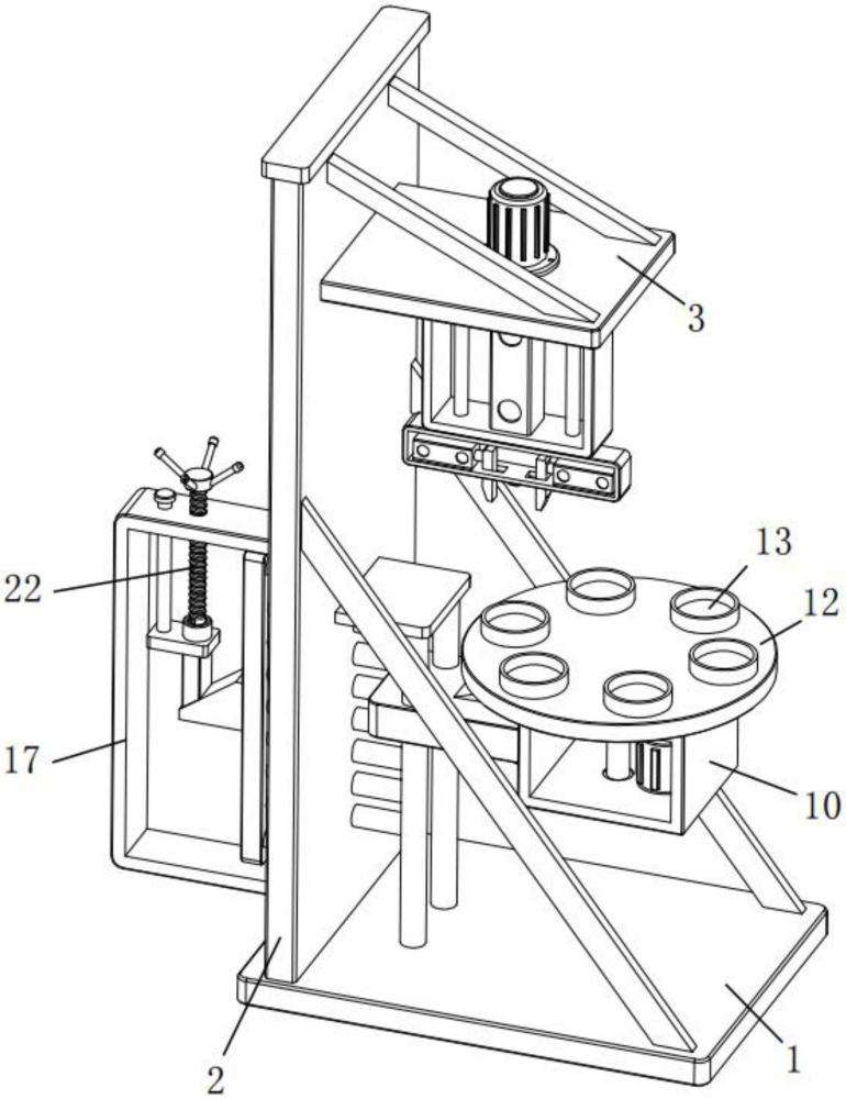 一种消毒液灌装用旋盖机构的制作方法