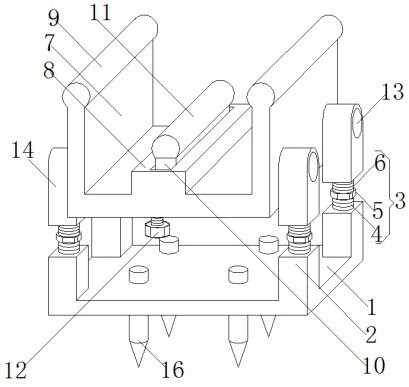 一种给排水工程用给排水管加固结构的制作方法