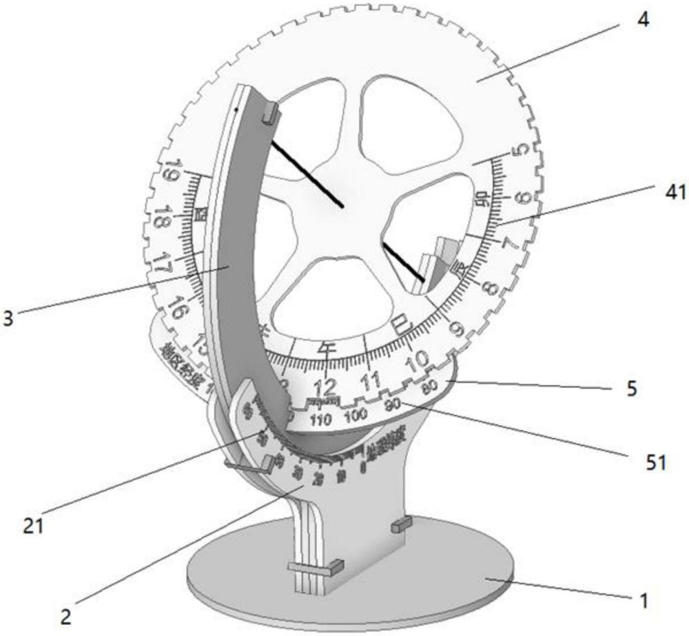 木制赤道日晷