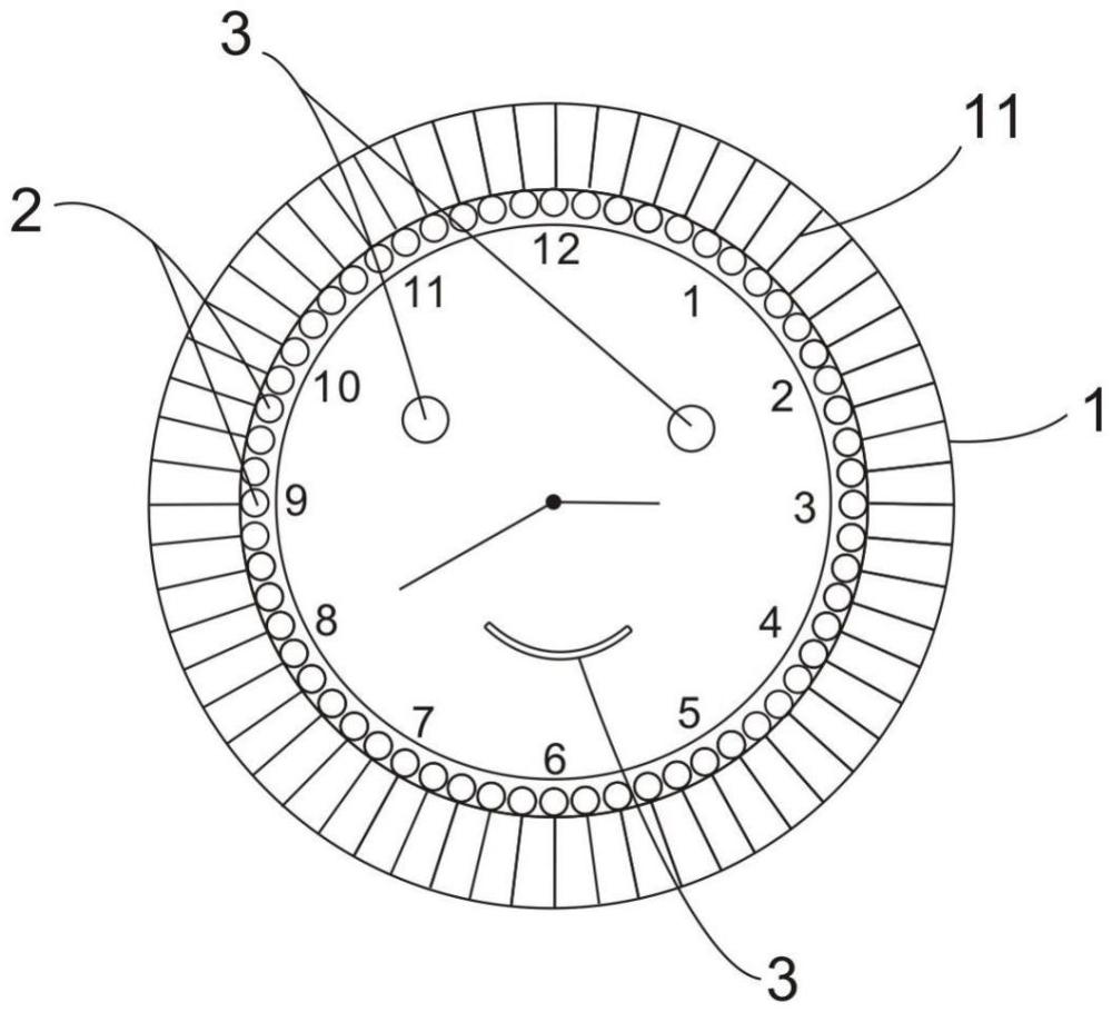 一种动感秒点显示的电子钟的制作方法