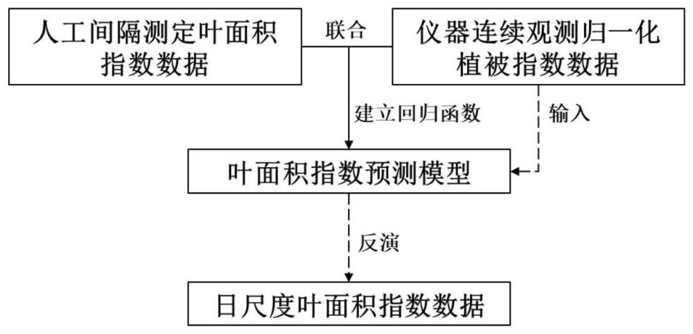 一种植被日尺度叶面积指数的获取方法、装置及设备