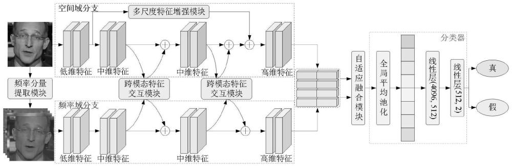 一种基于多模态协作学习的人脸伪造检测方法及系统