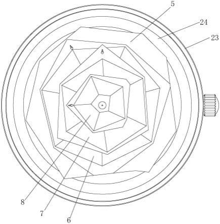 具有花瓣型表针的手表的制作方法