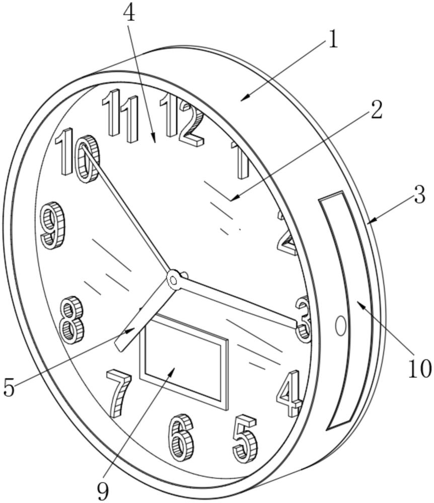 一种增大可视度时钟的制作方法
