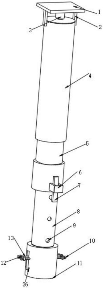 一种建筑工程管理用现场标杆的制作方法