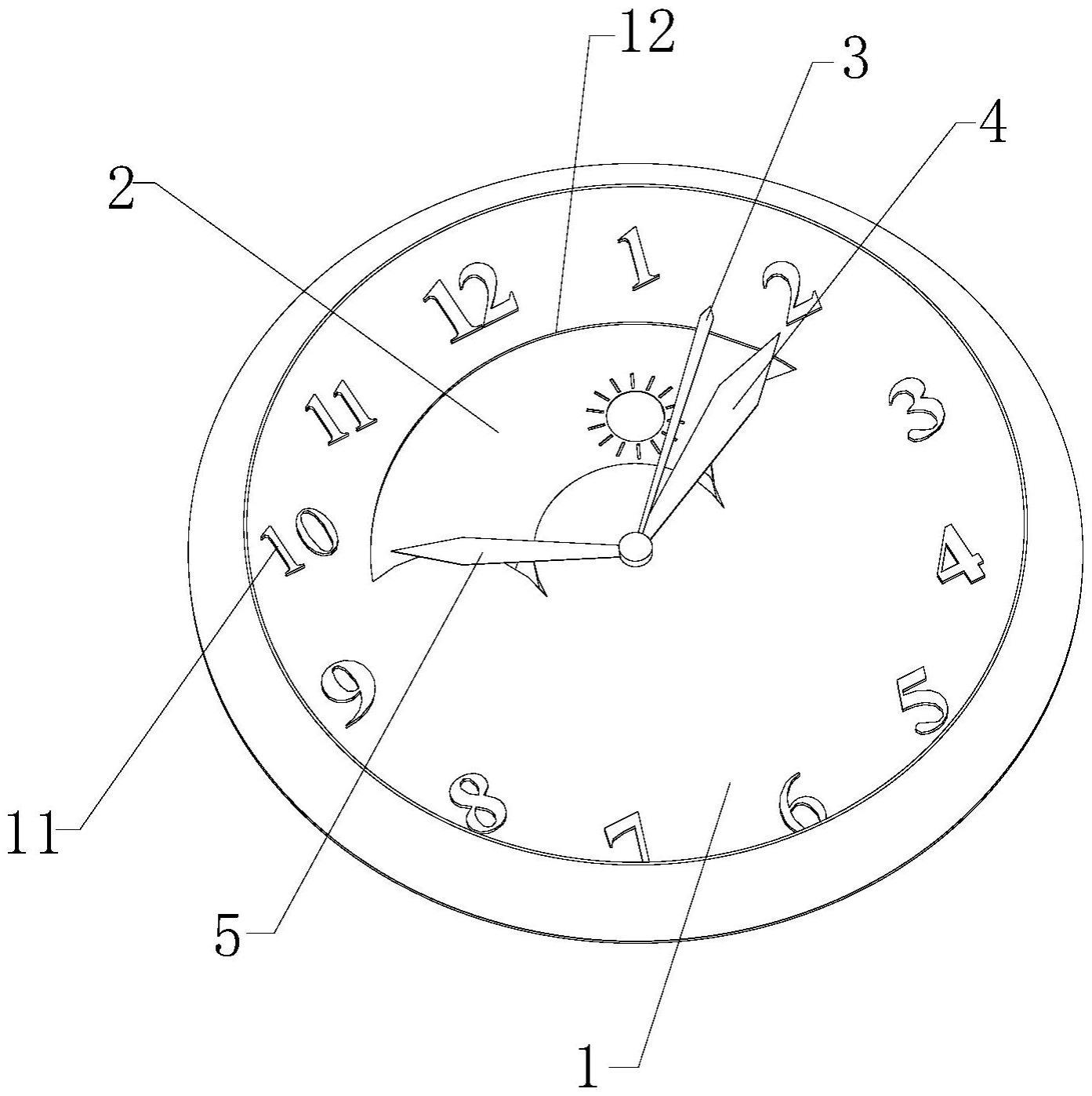 一种具有昼夜指示的时钟的制作方法