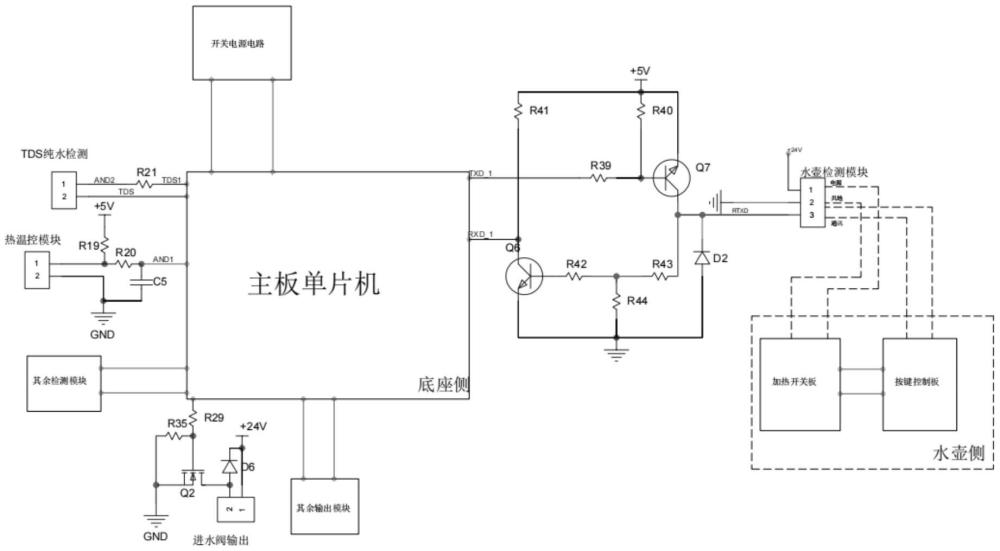 一种台上式净水加热一体机控制板的制作方法