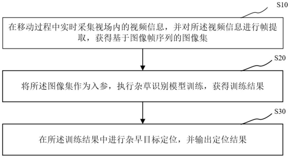 用于田地环境的杂草自主识别方法及系统