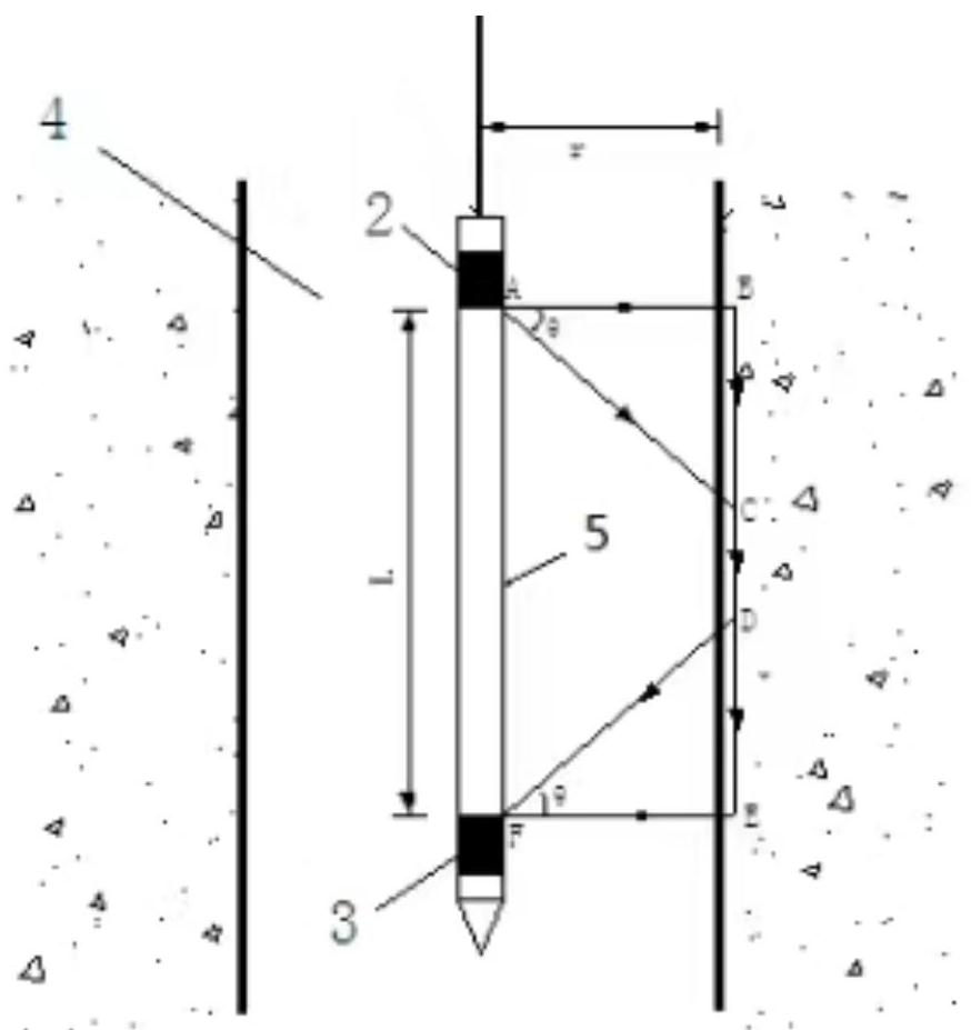 一种竖向单孔法测试岩体纵波波速的修正计算方法与流程