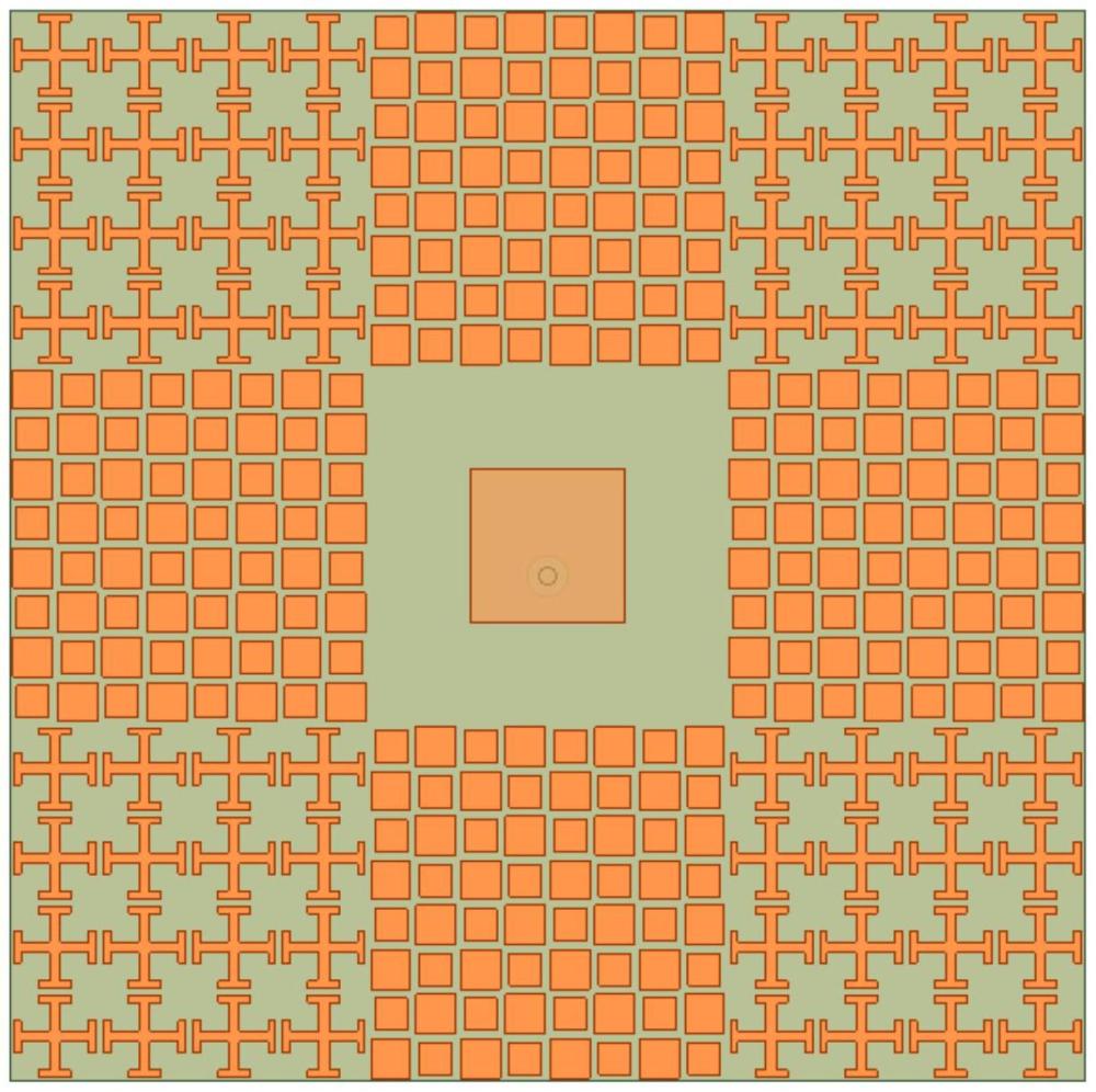 一种基于人工磁导体与缺陷地结构的低散射天线