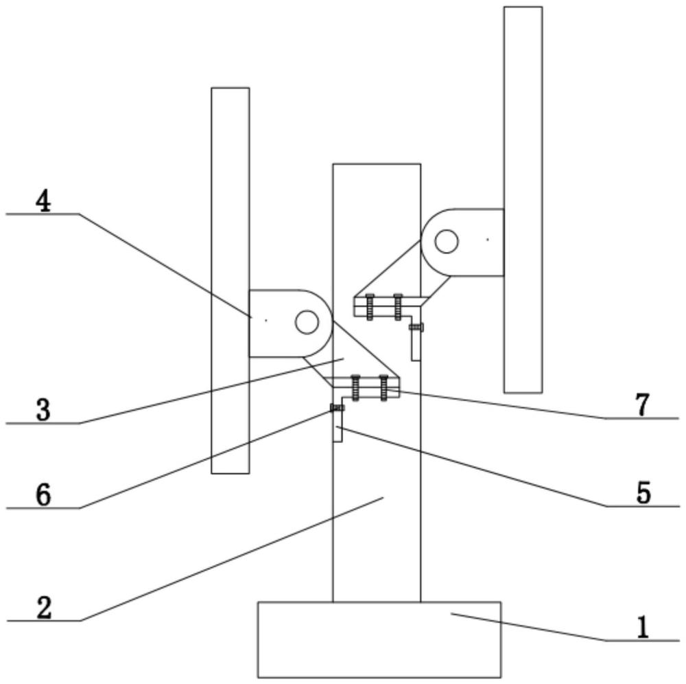 一种收款机立柱和屏幕的固定结构的制作方法