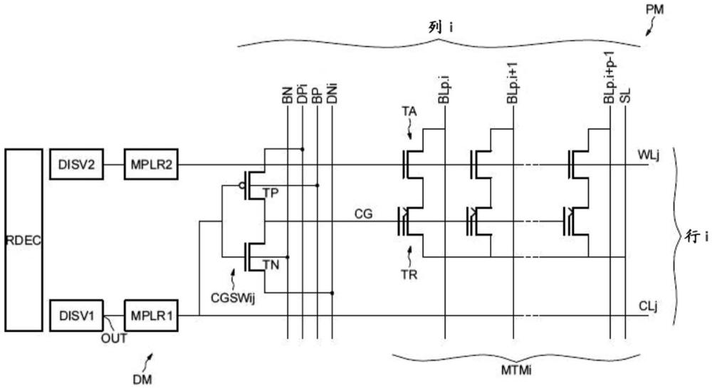 具有“分压”类型架构的EEPROM存储器类型的设备的制作方法