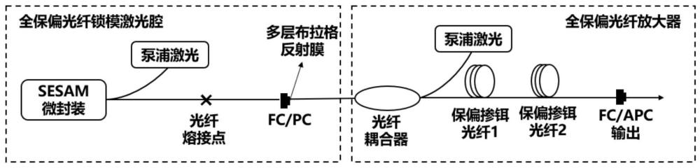 一种小型化全保偏光纤结构双光梳系统