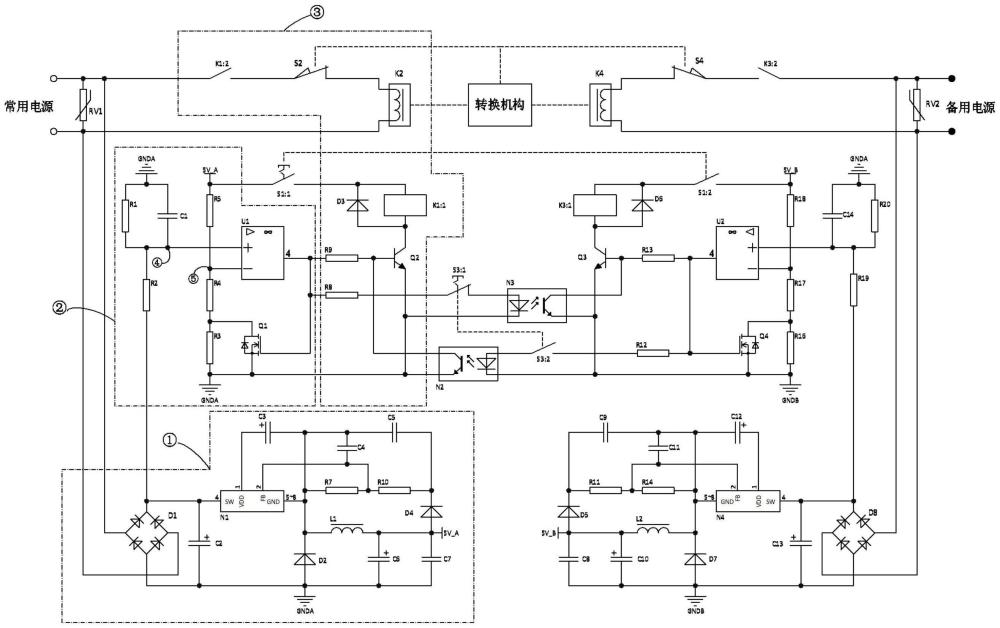 一种双电源转换开关控制器的制作方法