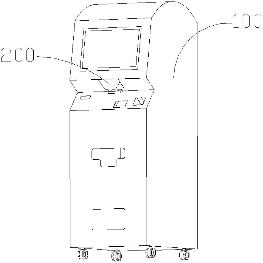 具有光盘刻录通道的自助机柜的制作方法