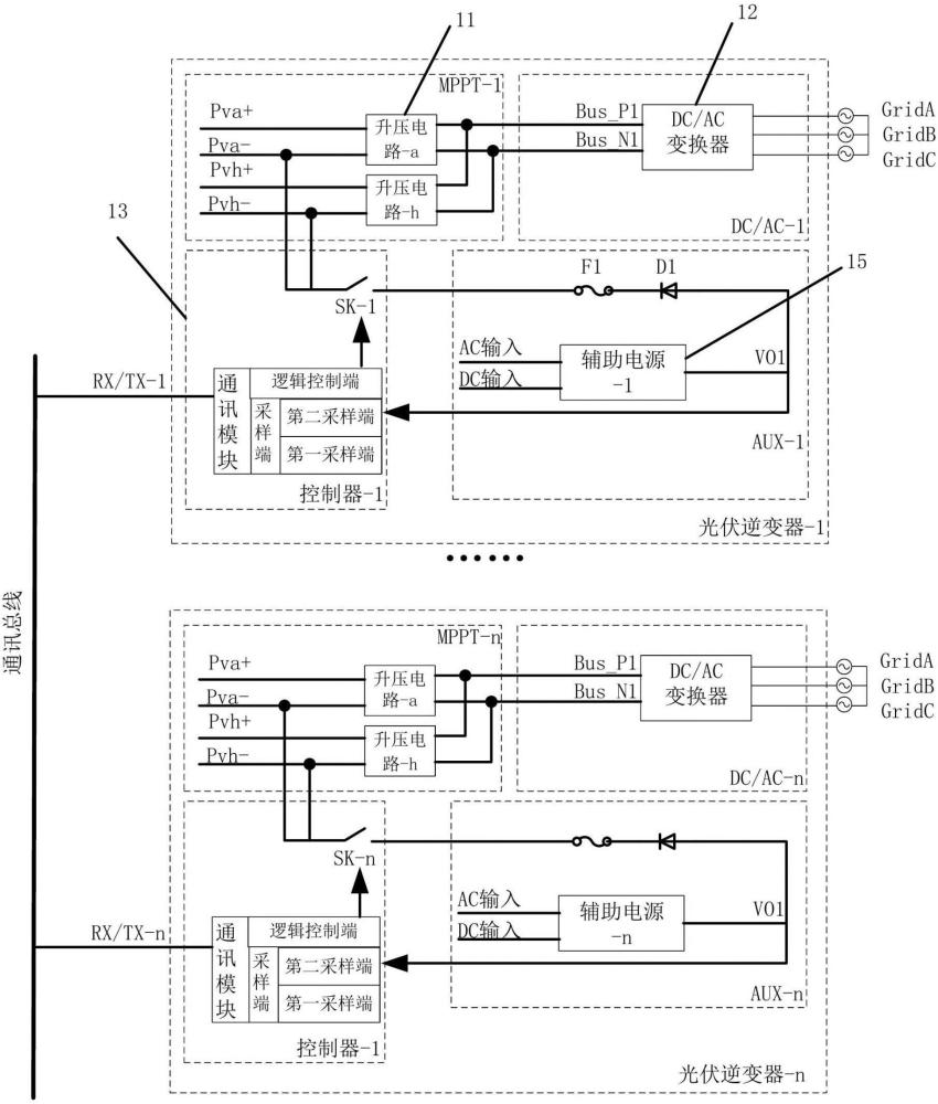 一种抑制光伏组件PID效应的光伏逆变器及光伏逆变系统的制作方法