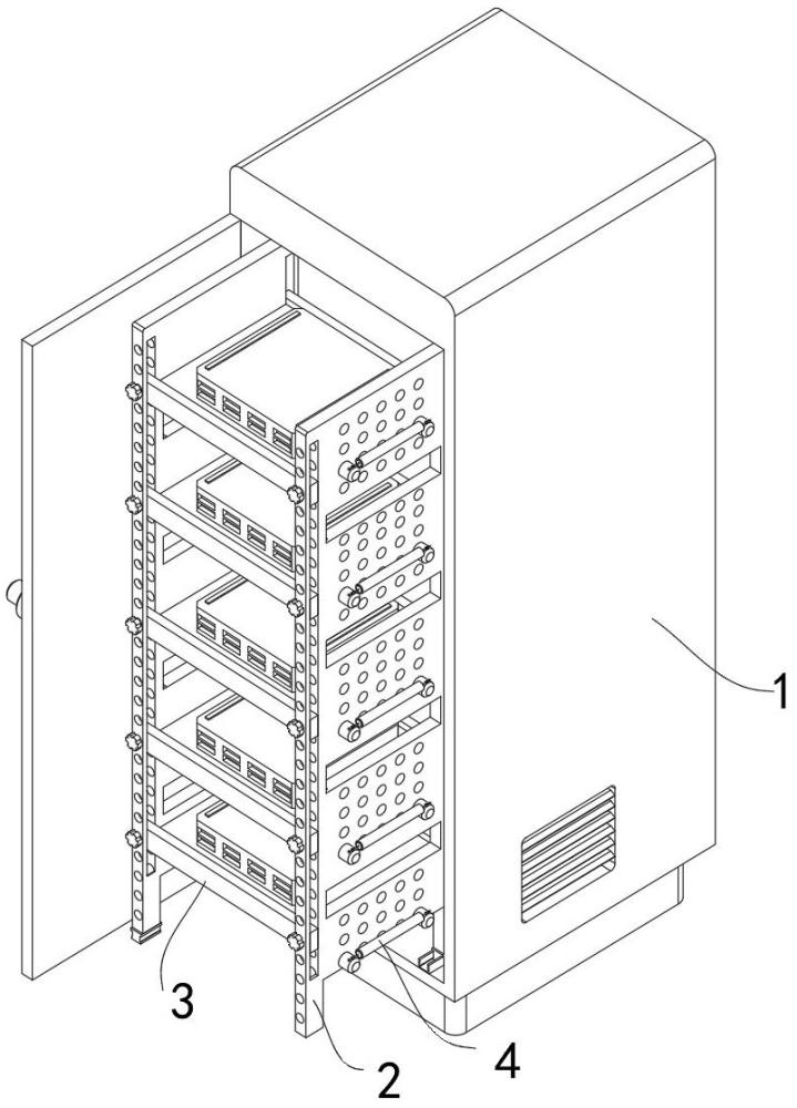 一种数据库安全存储机柜的制作方法