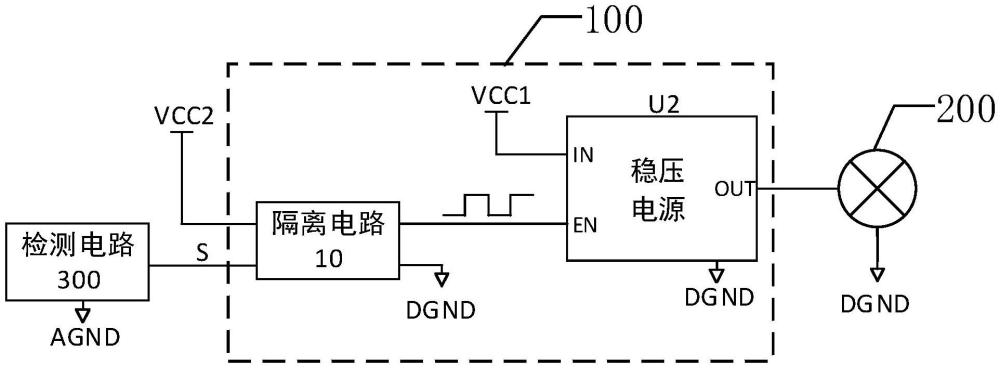 一种红外光源调制驱动电路及传感器的制作方法