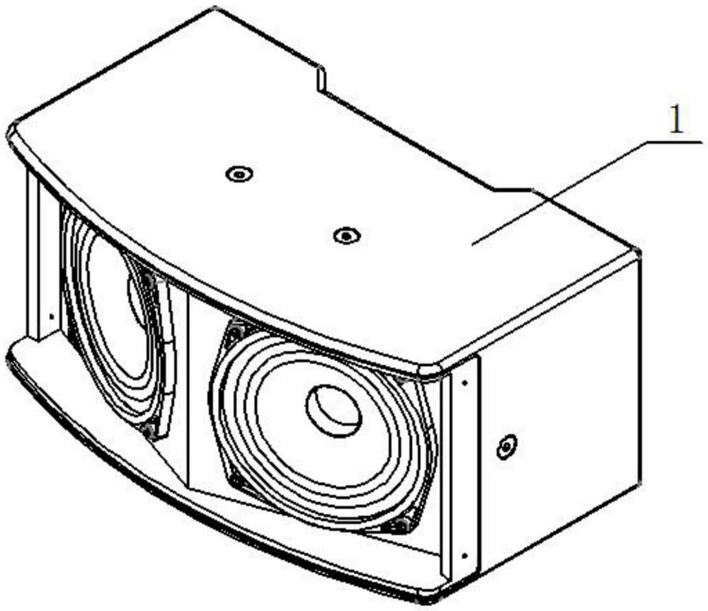 一种120度广角全频音箱的制作方法