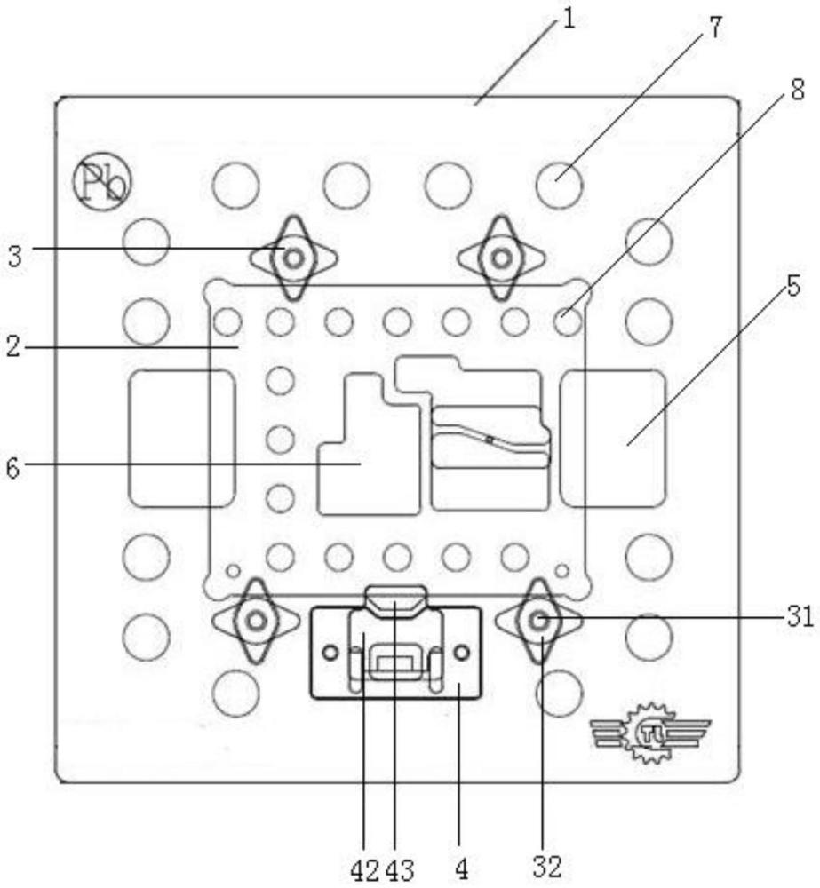 一种固定PCB的SMT印刷回流夹具的制作方法