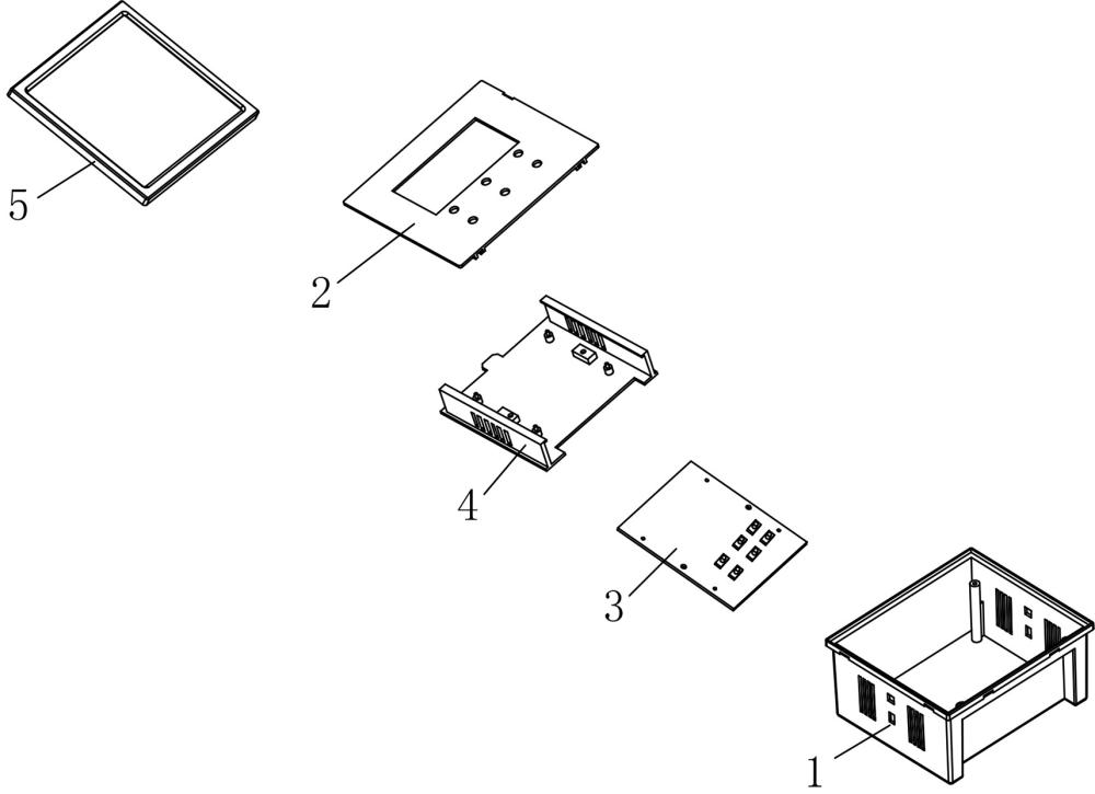 一种双电源转换开关控制器壳体的制作方法