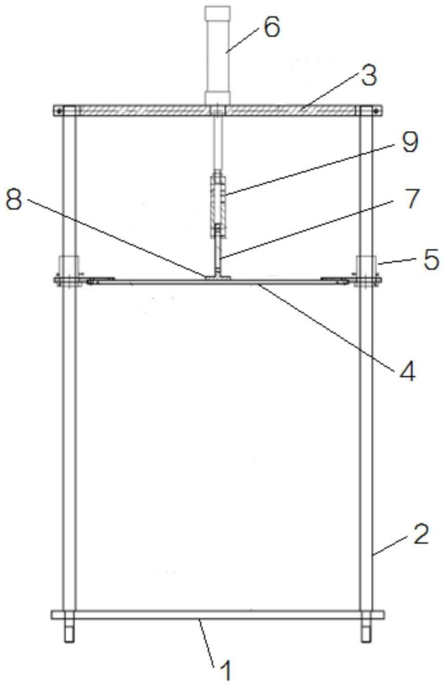 一种空气滤清器的PU胶压板装置的制作方法