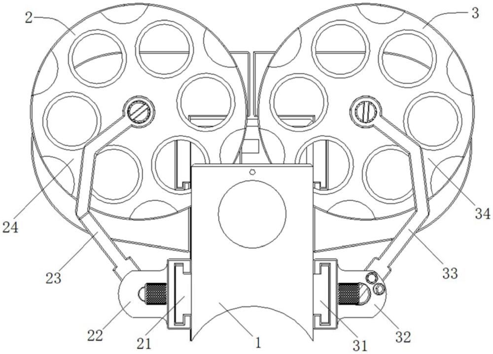 一种双转轮玩具枪的制作方法