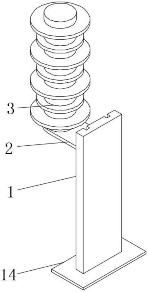 一种站房避雷器支架的制作方法