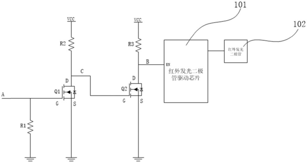 红外发光二极管的脉冲宽度调制信号变换电路及摄像头的制作方法