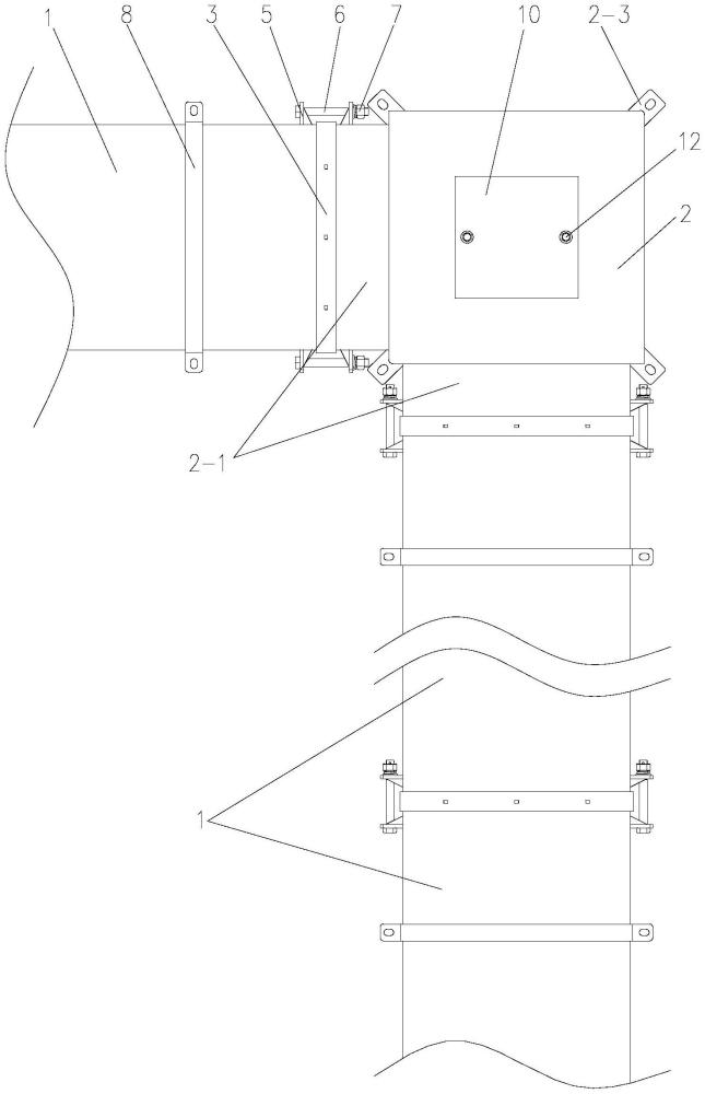 一种AFC系统的防水线槽安装施工结构的制作方法