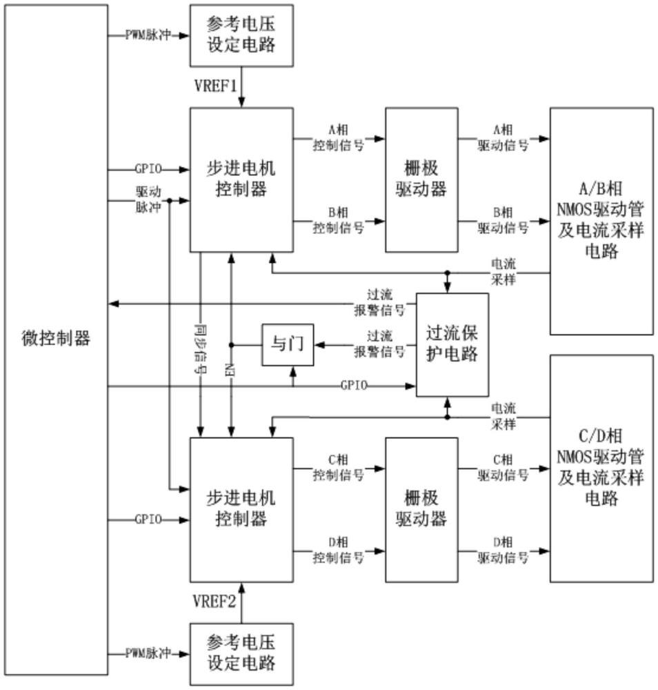 一种两相单极步进电机细分驱动电路及控制方法与流程