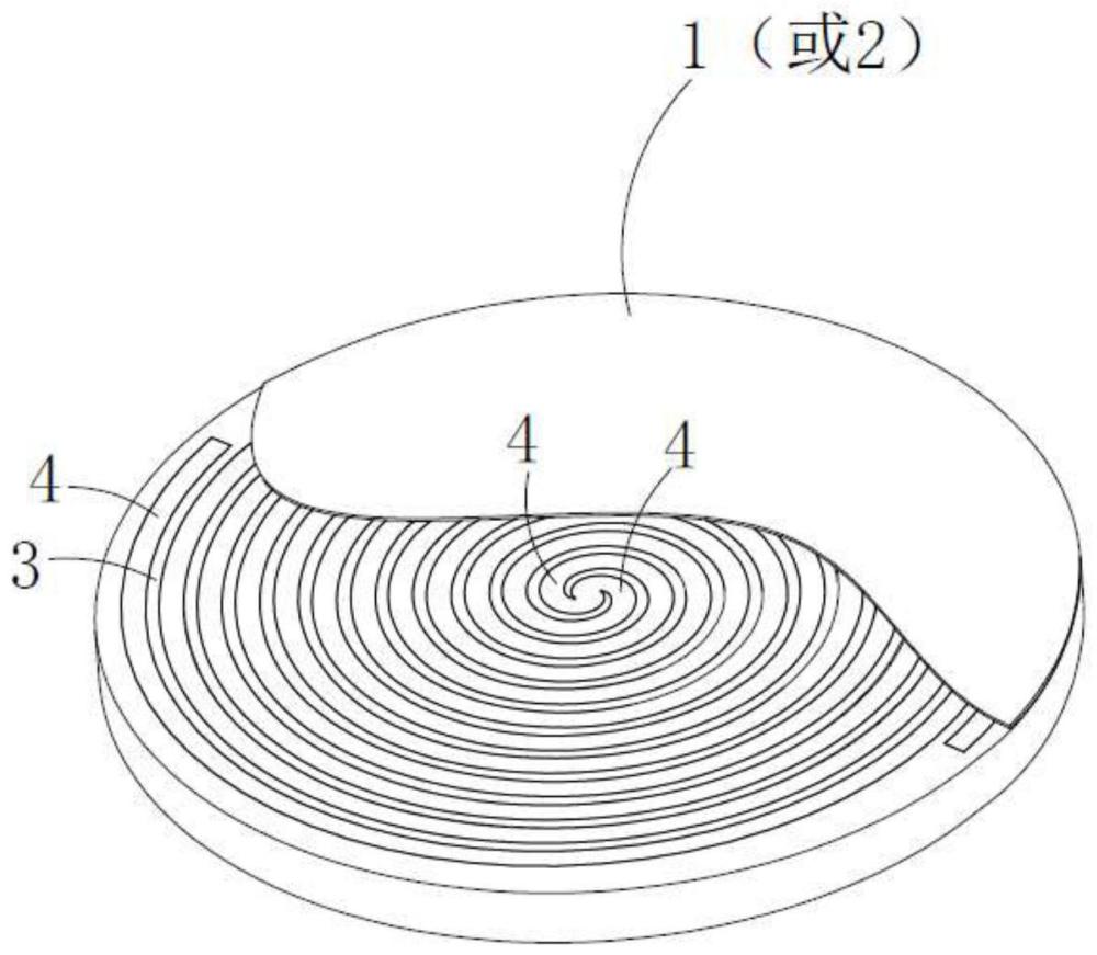 双螺旋结构型压电复合材料及其制备方法