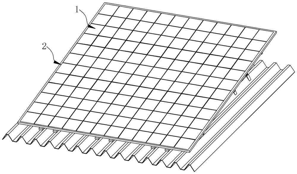 彩钢屋顶光伏组件的制作方法