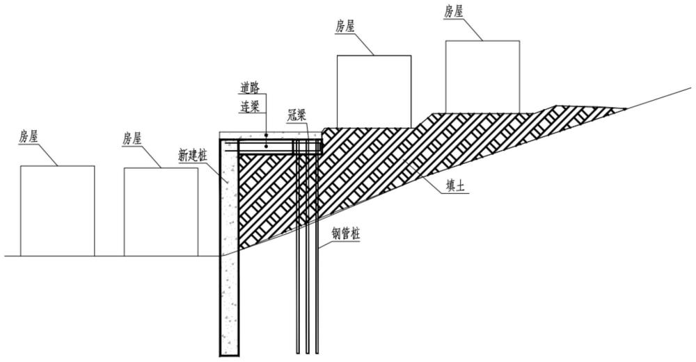 一种边坡道路拆除重建的施工方法与流程